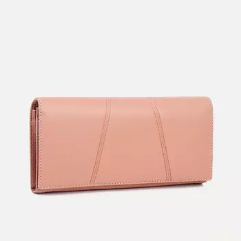 Кошелёк женский на магнитах, цвет розовый