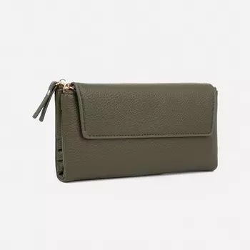 Кошелёк женский на магнитах, цвет зелёный