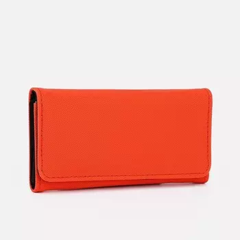 Кошелёк женский на магните с фермуаром, цвет алый