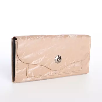 Кошелёк женский на магните, 192.59 см, бежевый