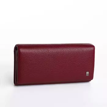Кошелёк женский на магните, цвет бордовый