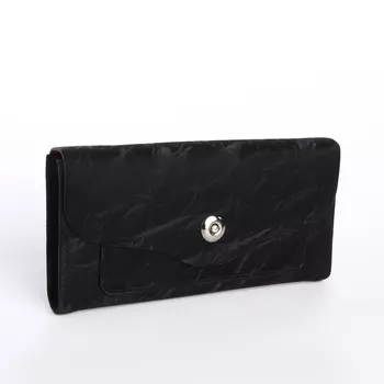Кошелёк женский на магните, 192.59 см, чёрный