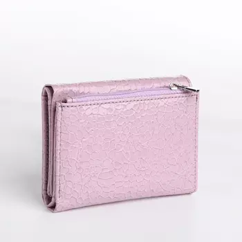 Кошелёк женский на магните, цвет фиолетовый