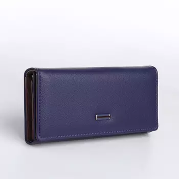 Кошелёк женский на магните, цвет фиолетовый