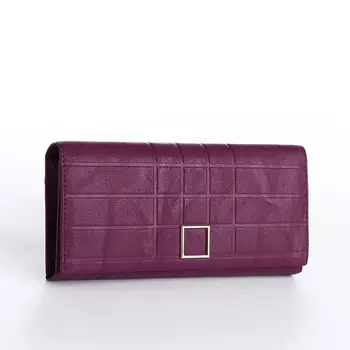 Кошелёк женский на магните, цвет фиолетовый