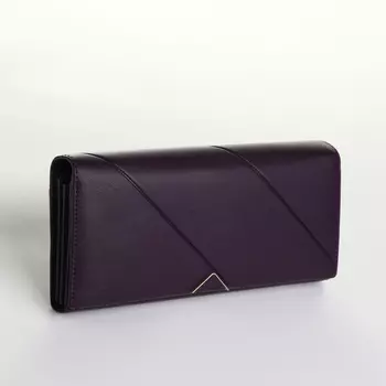 Кошелёк женский на магните, цвет фиолетовый