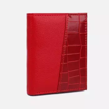 Кошелёк женский на магните, цвет красный