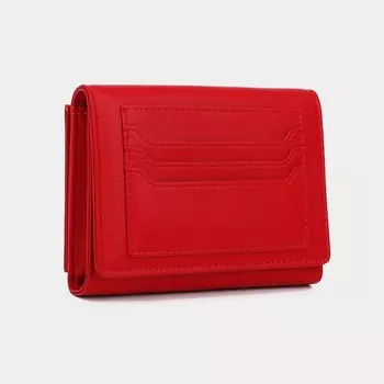 Кошелёк женский на магните, цвет красный