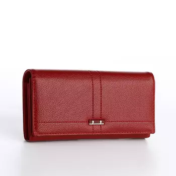 Кошелёк женский на магните, цвет красный