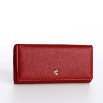 Кошелёк женский на магните, цвет красный