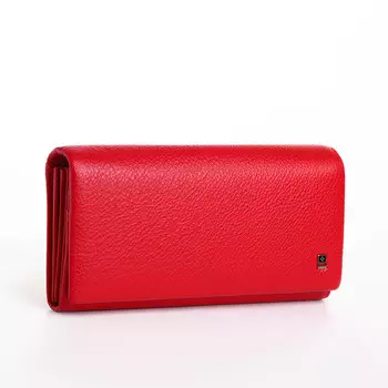 Кошелёк женский на магните, цвет красный