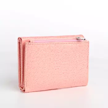 Кошелёк женский на магните, 12.52.59 см, розовый