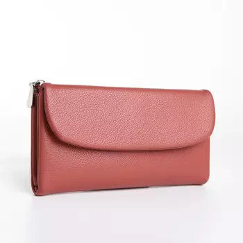 Кошелёк женский на магните, цвет розовый