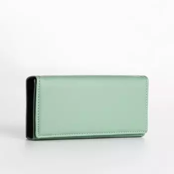 Кошелёк женский на магните, 1949 см, зелёный