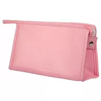 Косметичка, 24х7х16 см, бледно-розовая