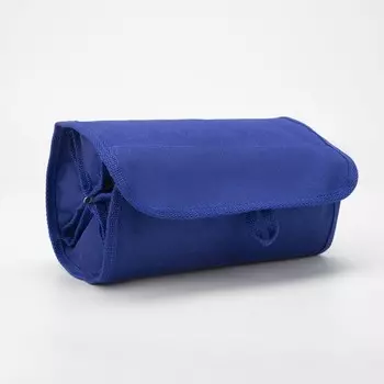 Косметичка дорожная «Бако текстиль», 4 отдела на молниях, цвет васильковый