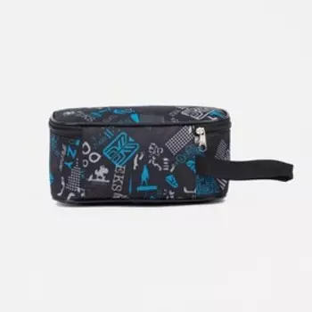 Косметичка на молнии, цвет чёрный