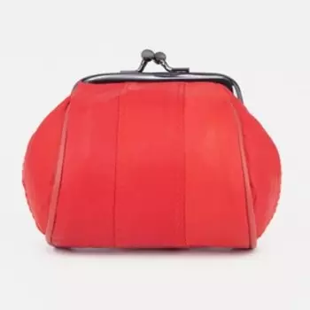 Косметичка на фермуаре, цвет красный