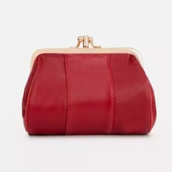 Косметичка на фермуаре, цвет красный