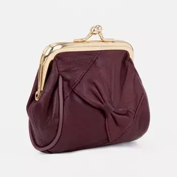 Косметичка на фермуаре, цвет вишнёвый