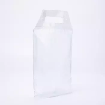 Косметичка на кнопках для бассейна, с ручками, прозрачная/молочная