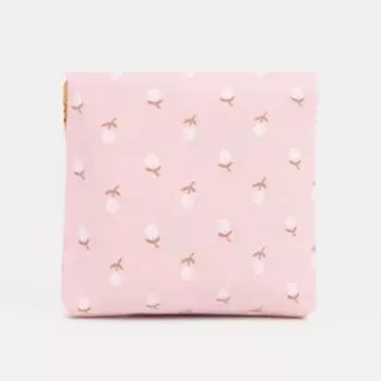 Косметичка на кнопке, цвет розовый