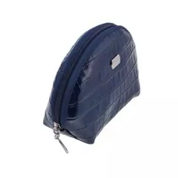 Косметичка на молнии, 1 отдел, цвет синий