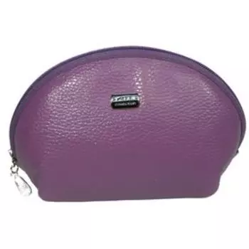 Косметичка на молнии, 1 отдел, цвет сиреневый