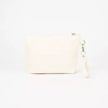 Косметичка на молнии, цвет белый