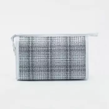 Косметичка на молнии, цвет белый