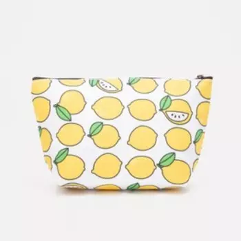 Косметичка на молнии, цвет белый