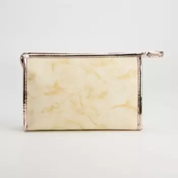 Косметичка на молнии, цвет бежевый