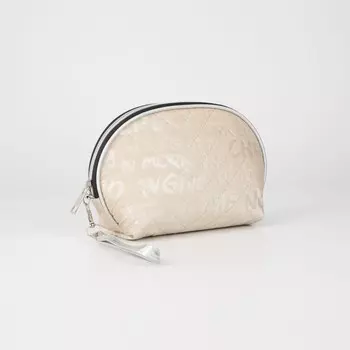 Косметичка на молнии, цвет бежевый
