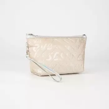 Косметичка на молнии, цвет бежевый