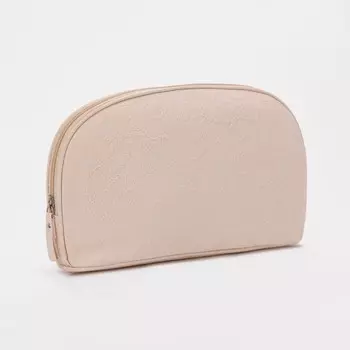 Косметичка на молнии, цвет бежевый