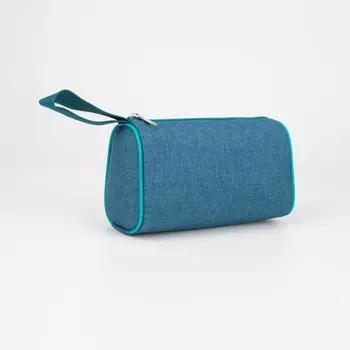 Косметичка на молнии, цвет бирюзовый