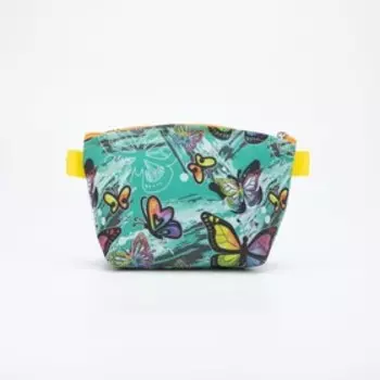 Косметичка на молнии, цвет бирюзовый
