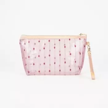 Косметичка на молнии, цвет бордовый