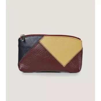 Косметичка на молнии, цвет бордовый