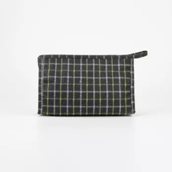 Косметичка на молнии, цвет чёрный