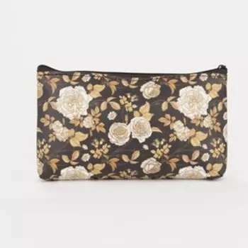 Косметичка на молнии, цвет чёрный