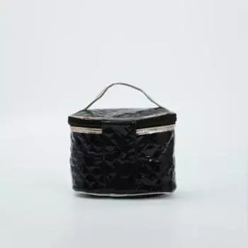 Косметичка на молнии, цвет чёрный