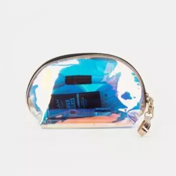 Косметичка на молнии, цвет чёрный