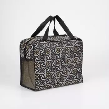 Косметичка на молнии, цвет чёрный