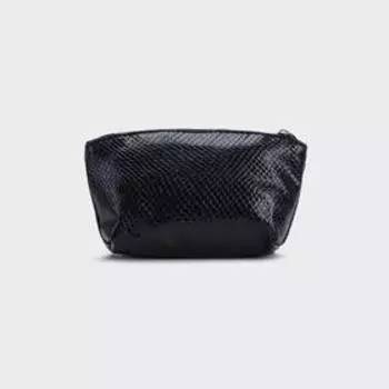 Косметичка на молнии, цвет чёрный