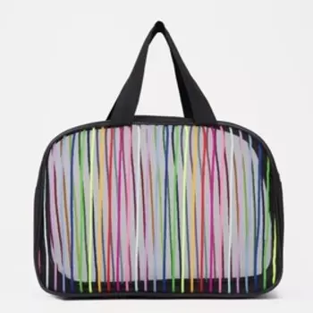 Косметичка на молнии, цвет чёрный