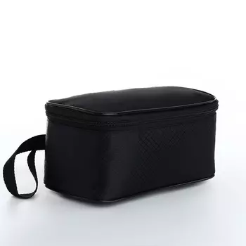 Косметичка на молнии, цвет чёрный