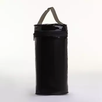 Косметичка на молнии для бассейна, с ручками, чёрная