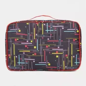 Косметичка на молнии, цвет чёрный