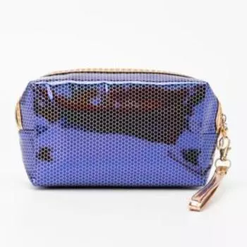 Косметичка на молнии, цвет фиолетовый